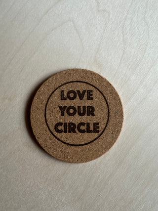 Laser Engraved Cork Coaster Set