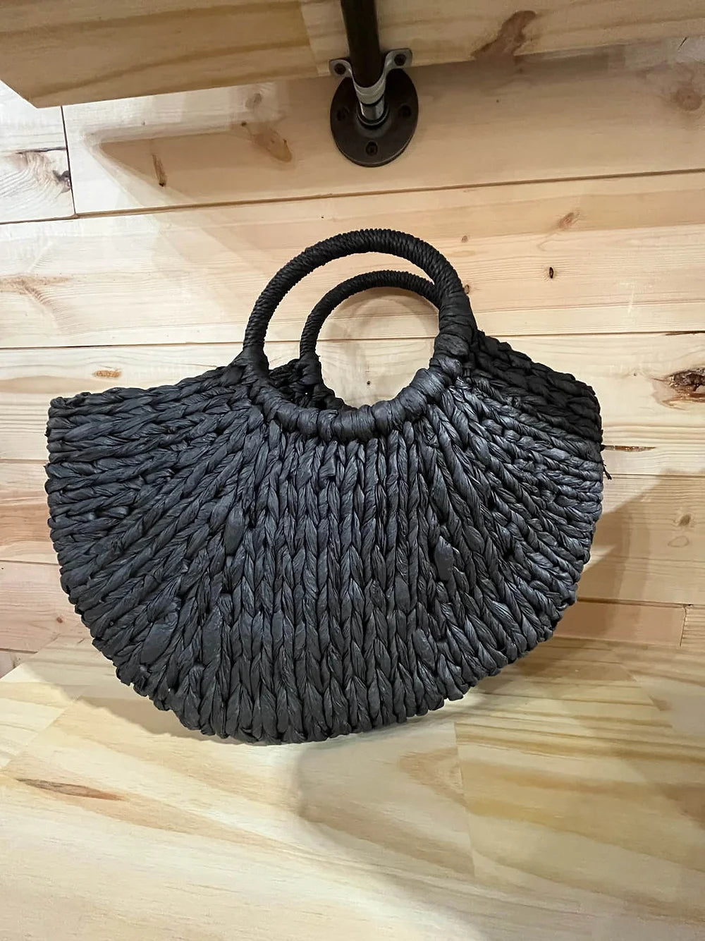 Woven Straw Tote