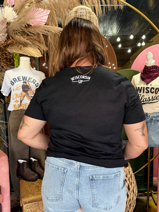 Wisconsin Varsity Graphic Cotton Tee