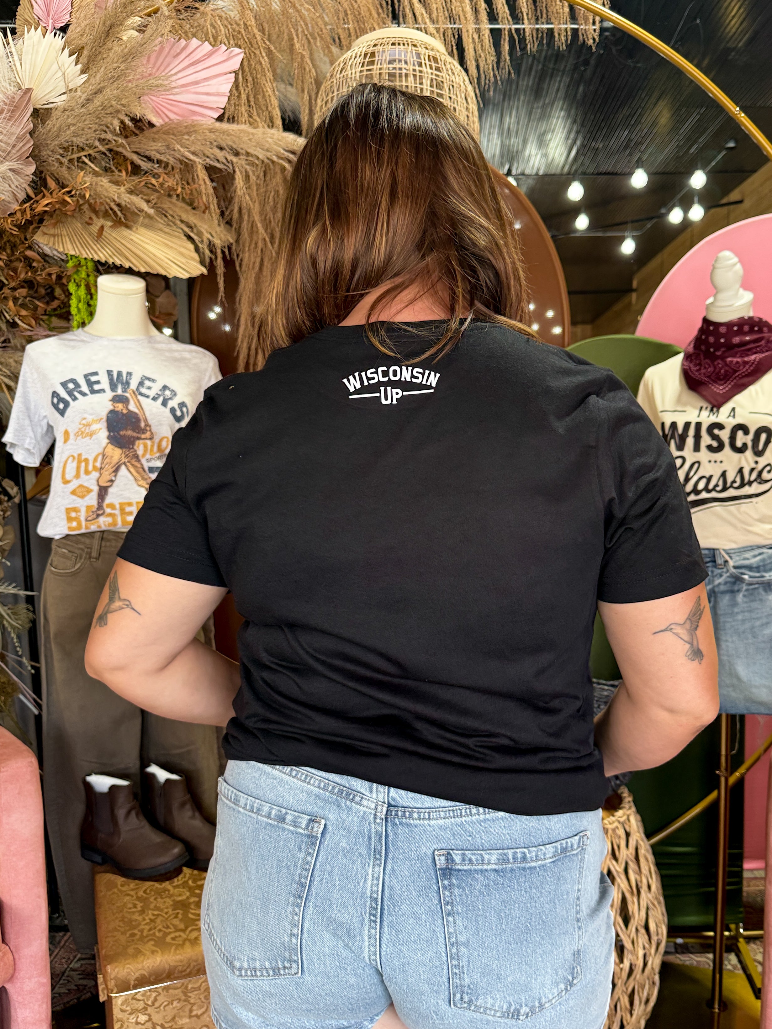 Wisconsin Varsity Graphic Cotton Tee