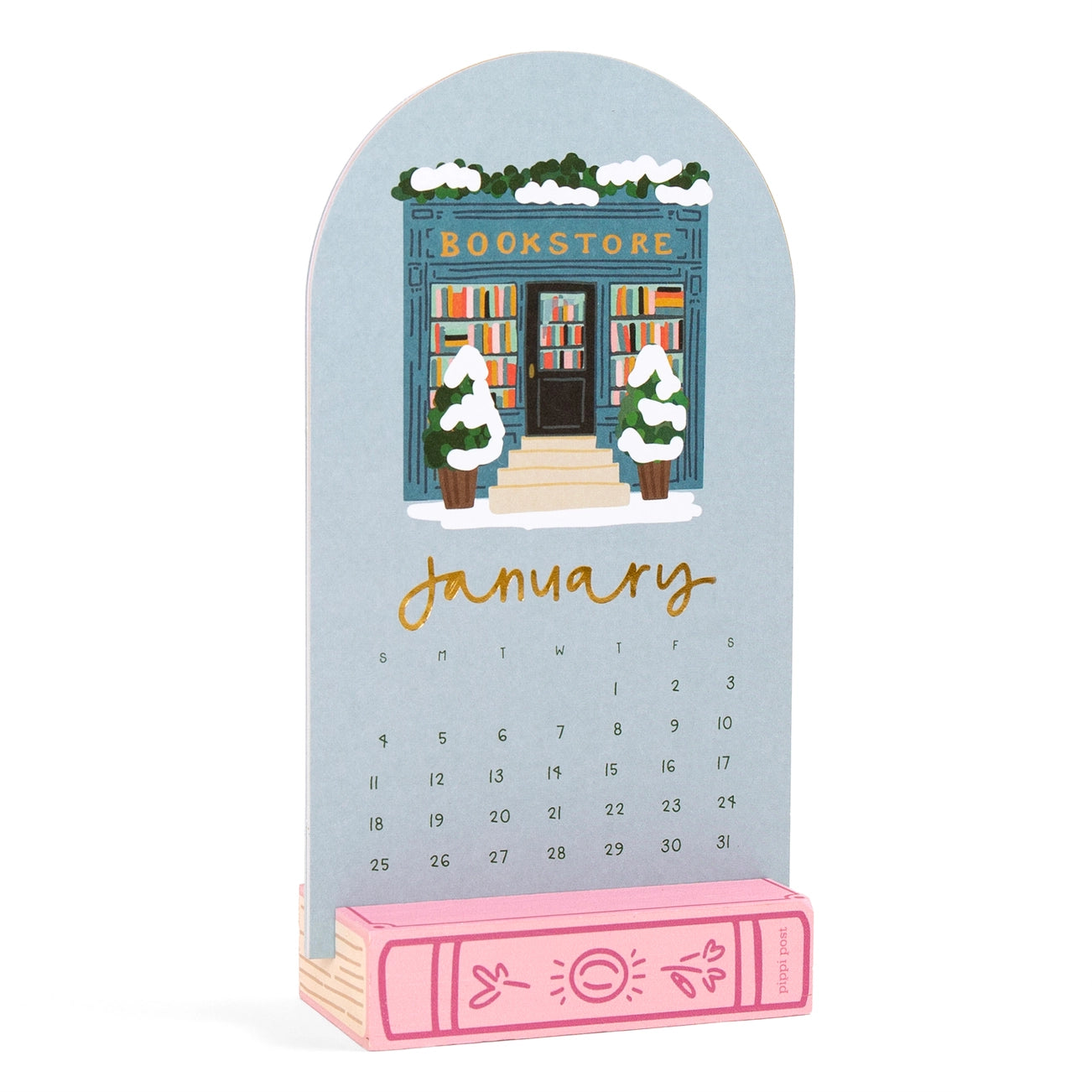 2026 Book Lovers Desktop Calendar