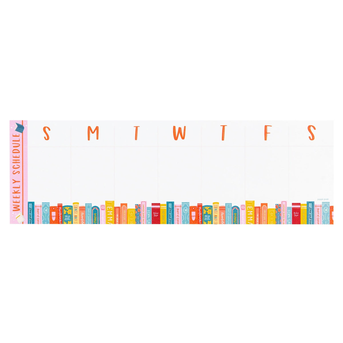 Book Stack Weekly Notepad – Reading-Inspired Weekly Planner — Quotes ...