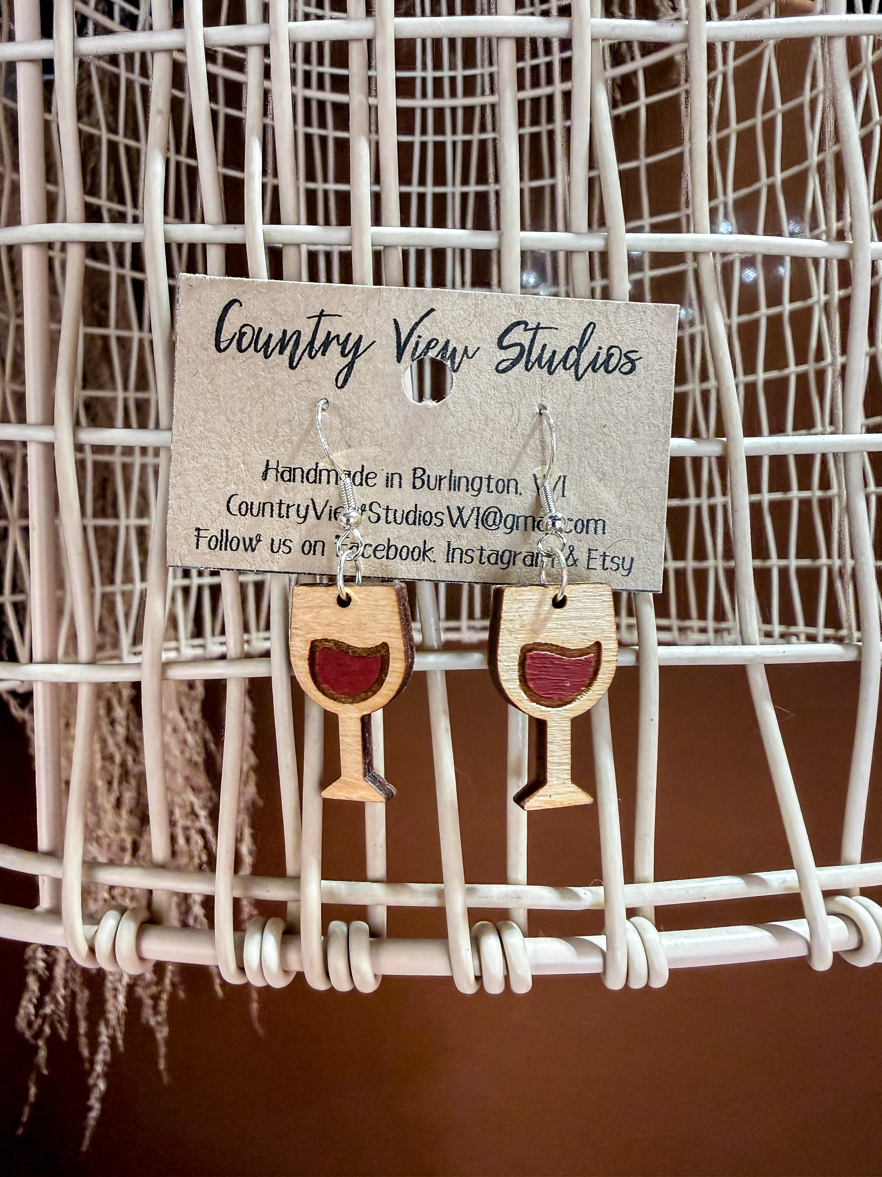 Handcrafted Statement Dangle Earrings