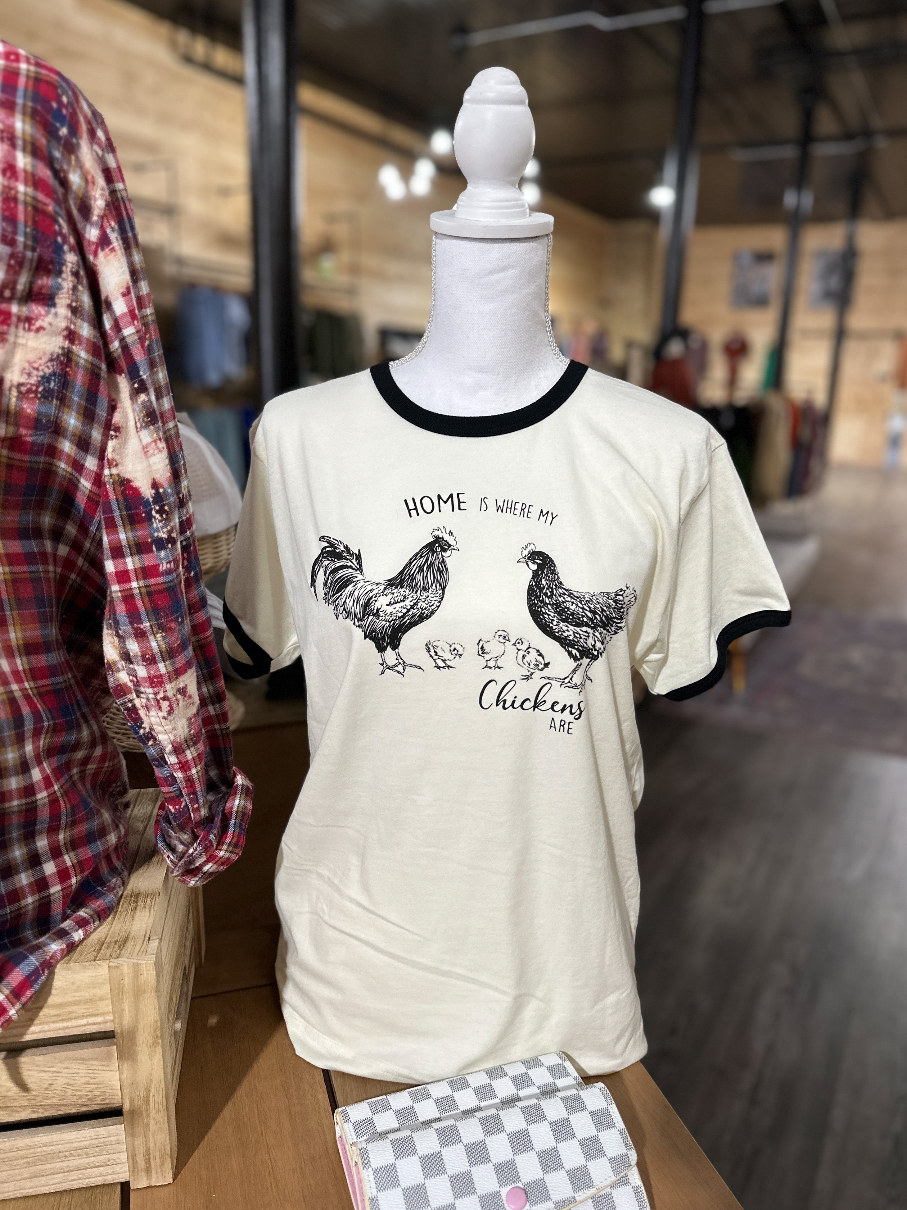 Home with Chickens Tee