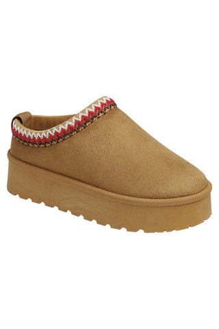 Women's Platform Slip-On Mule Slippers