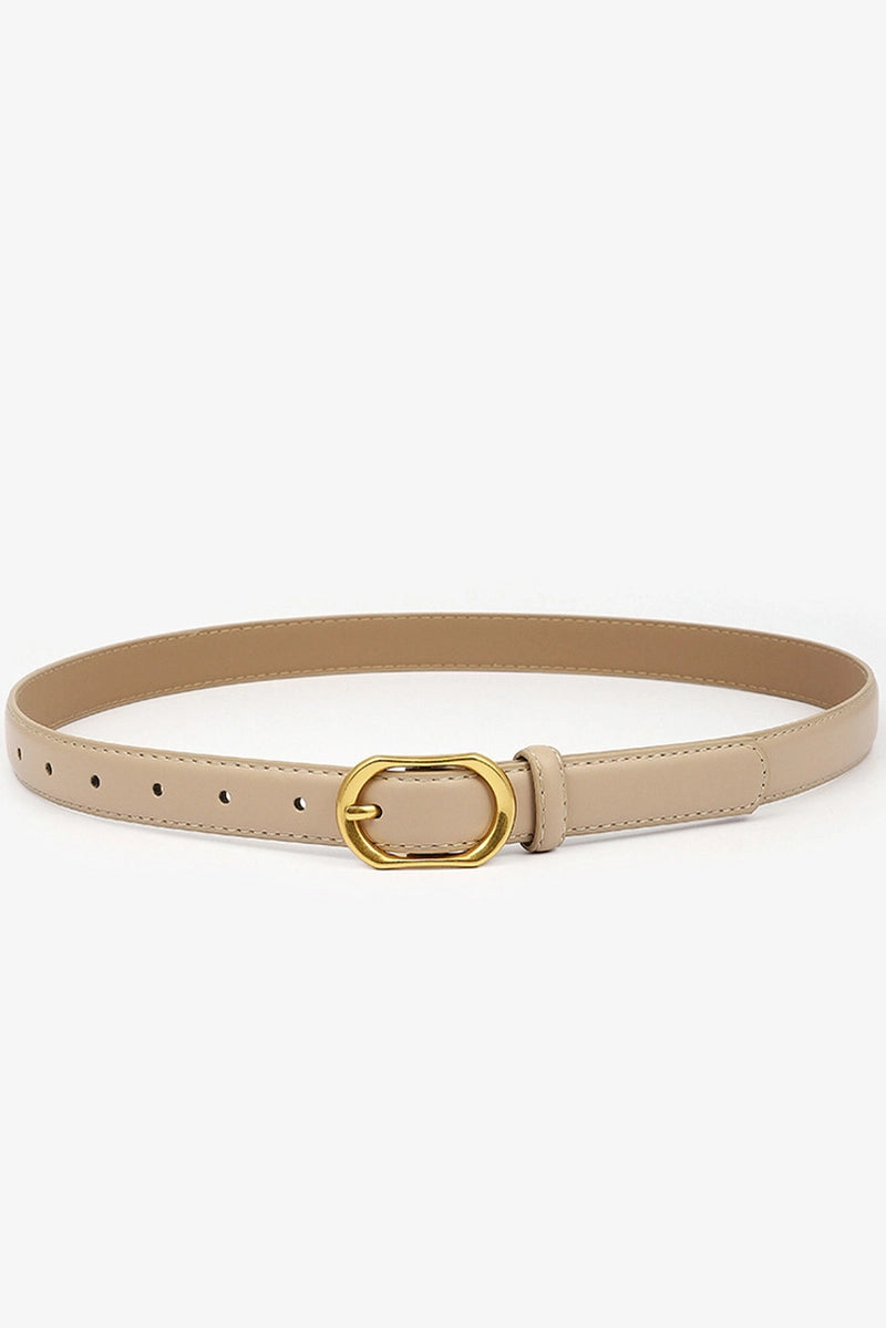 Gold Round Buckle Belt