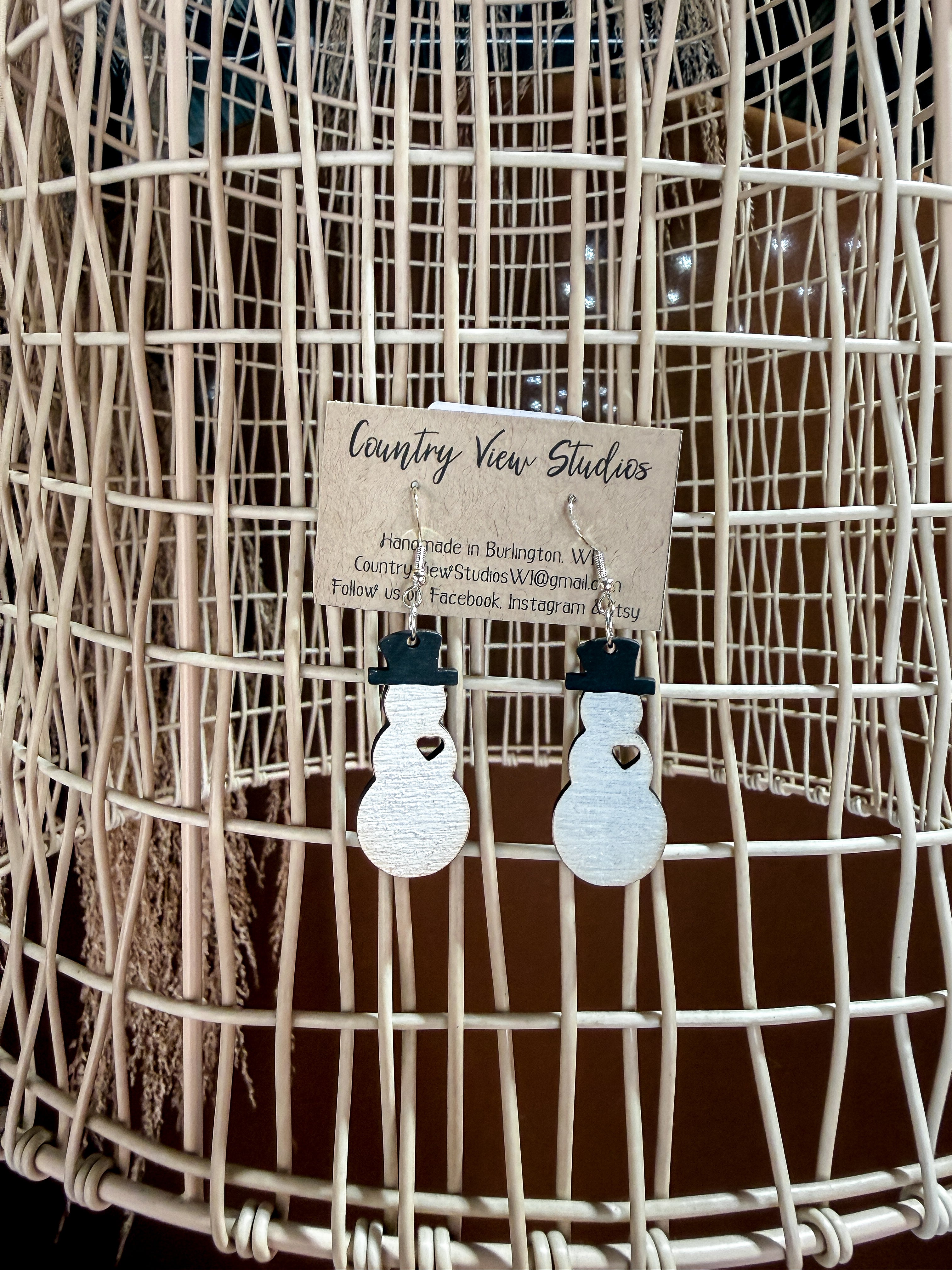 Handcrafted Statement Dangle Earrings