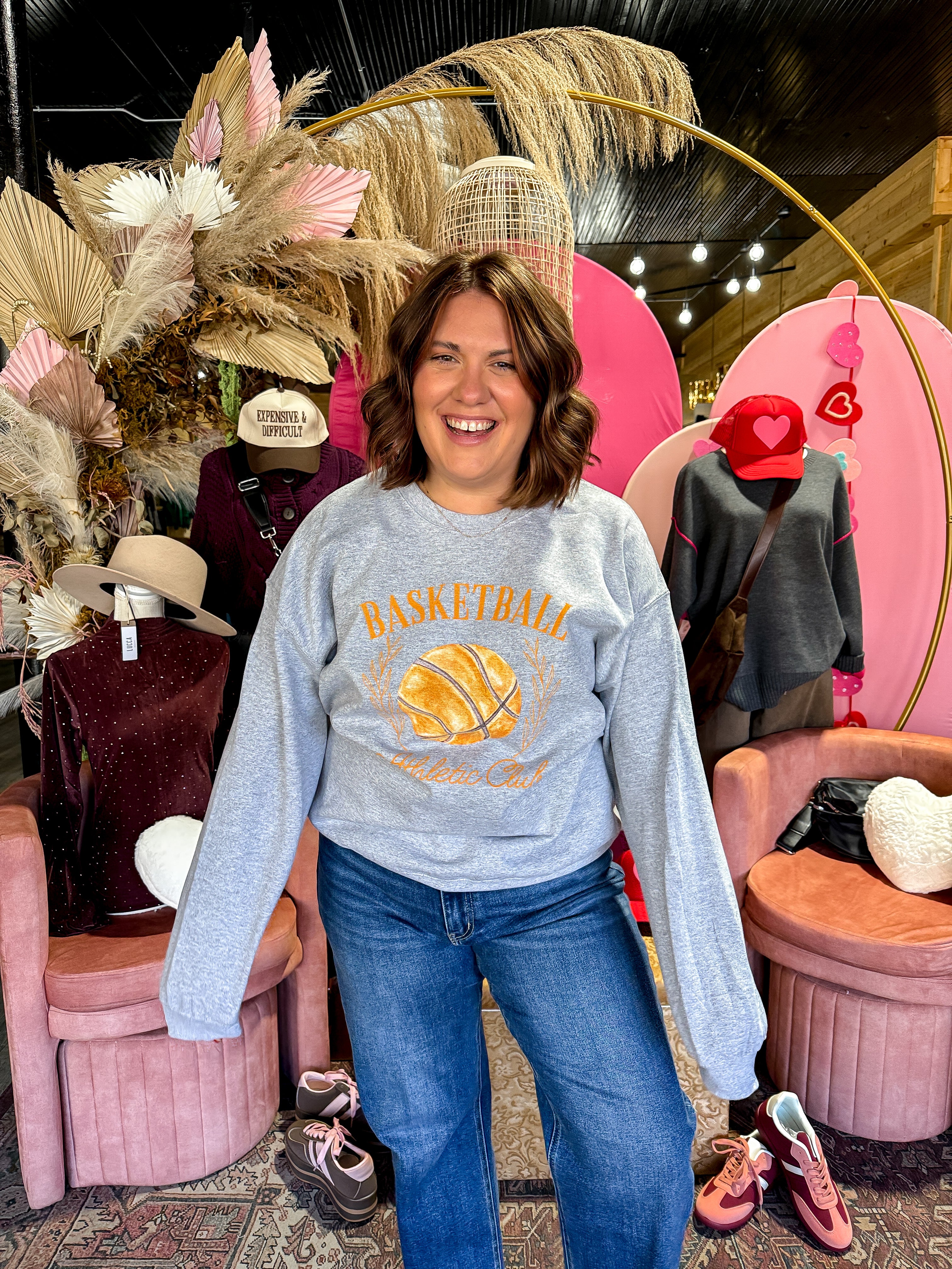 Basketball Athletic Club Graphic Sweatshirt