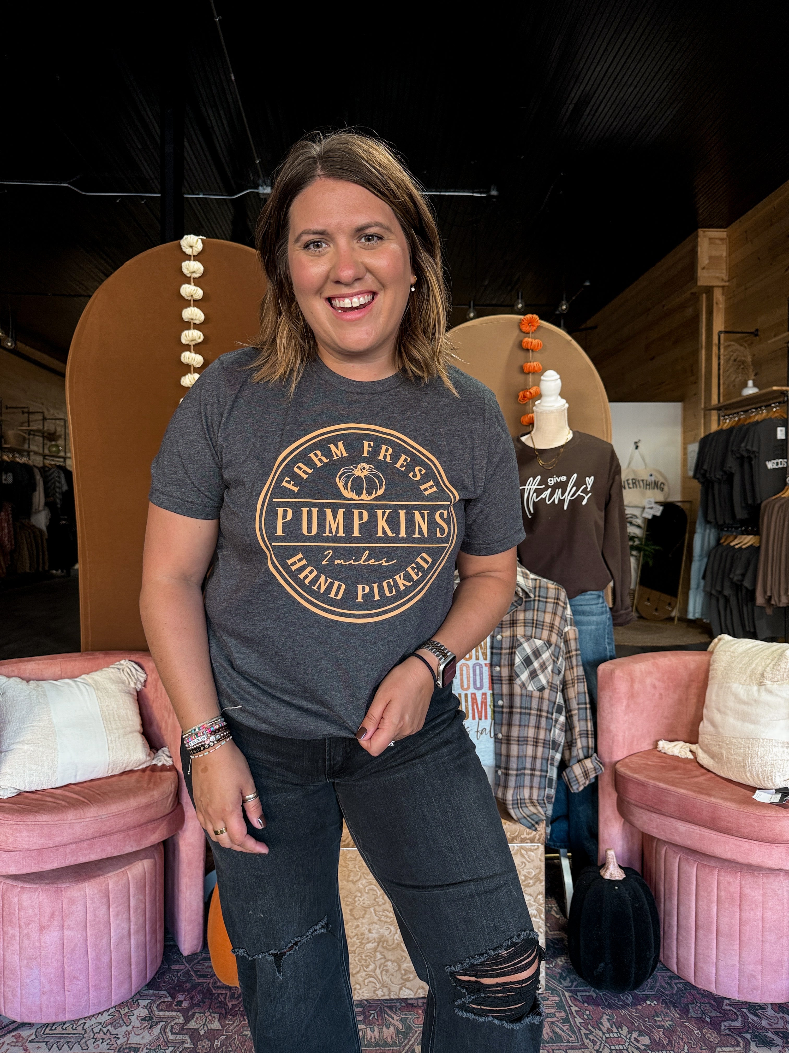 Farm Fresh Pumpkins Graphic Tee