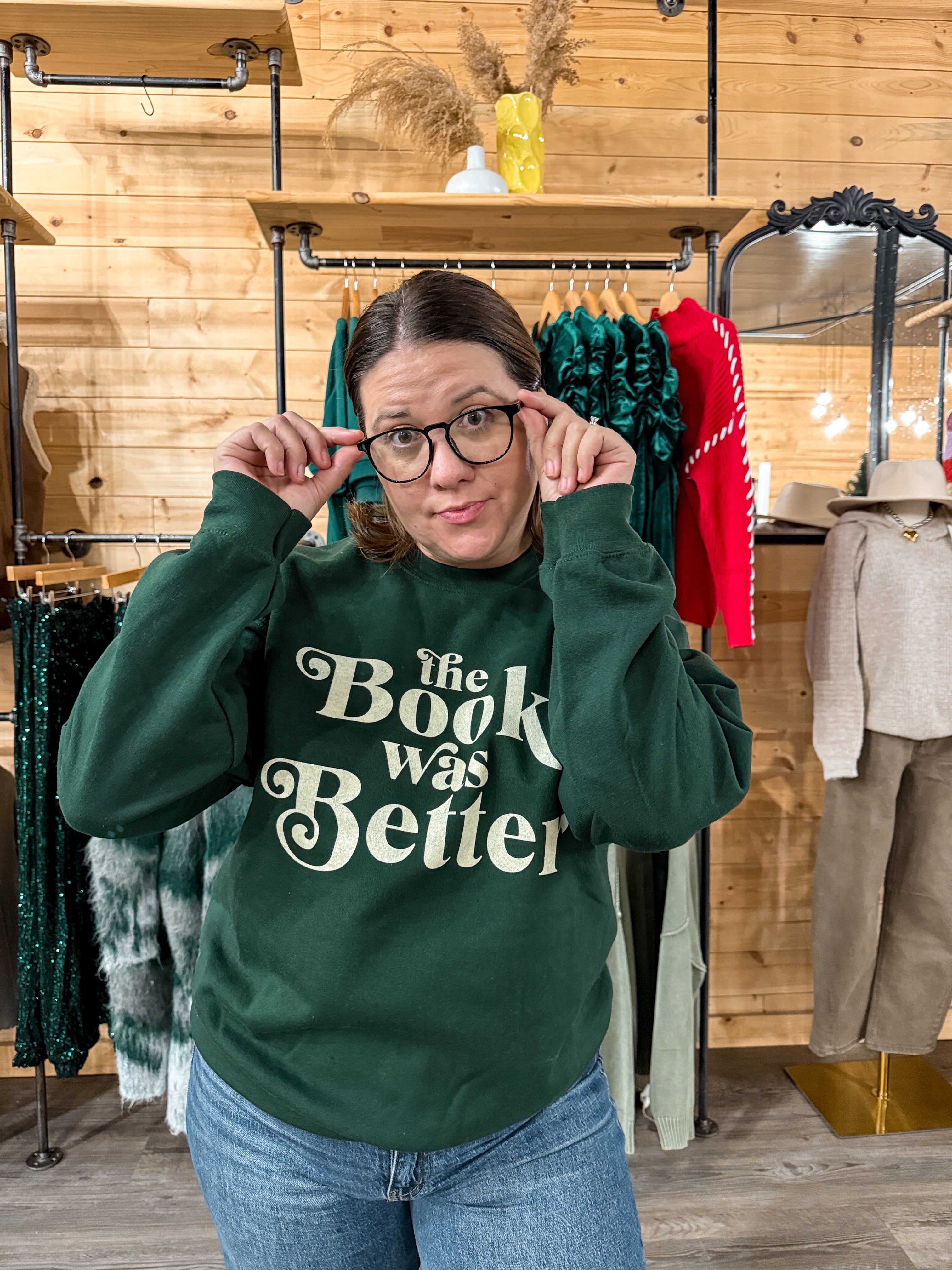 Book Was Better Crewneck