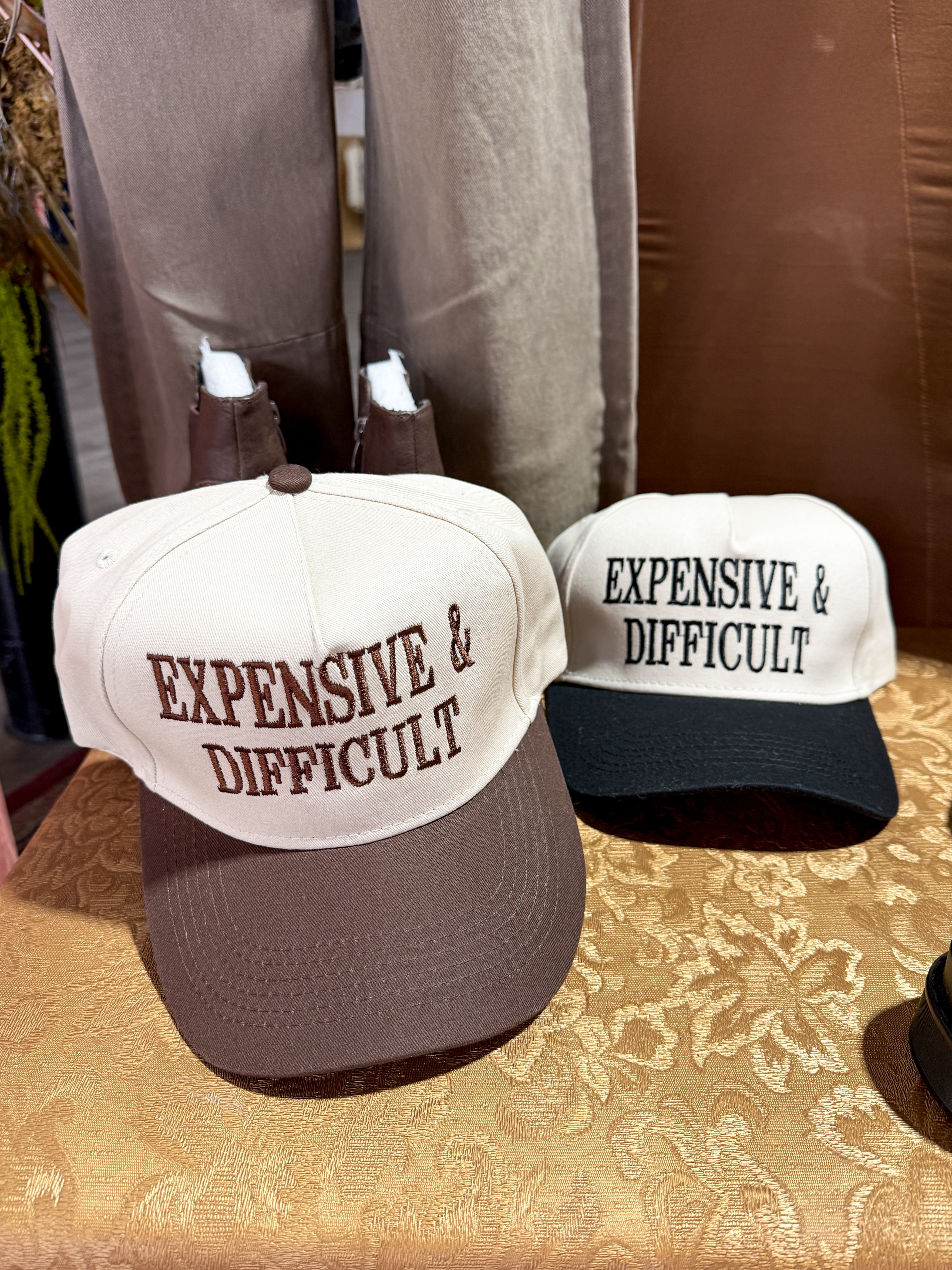 Expensive + Difficult Baseball Hat