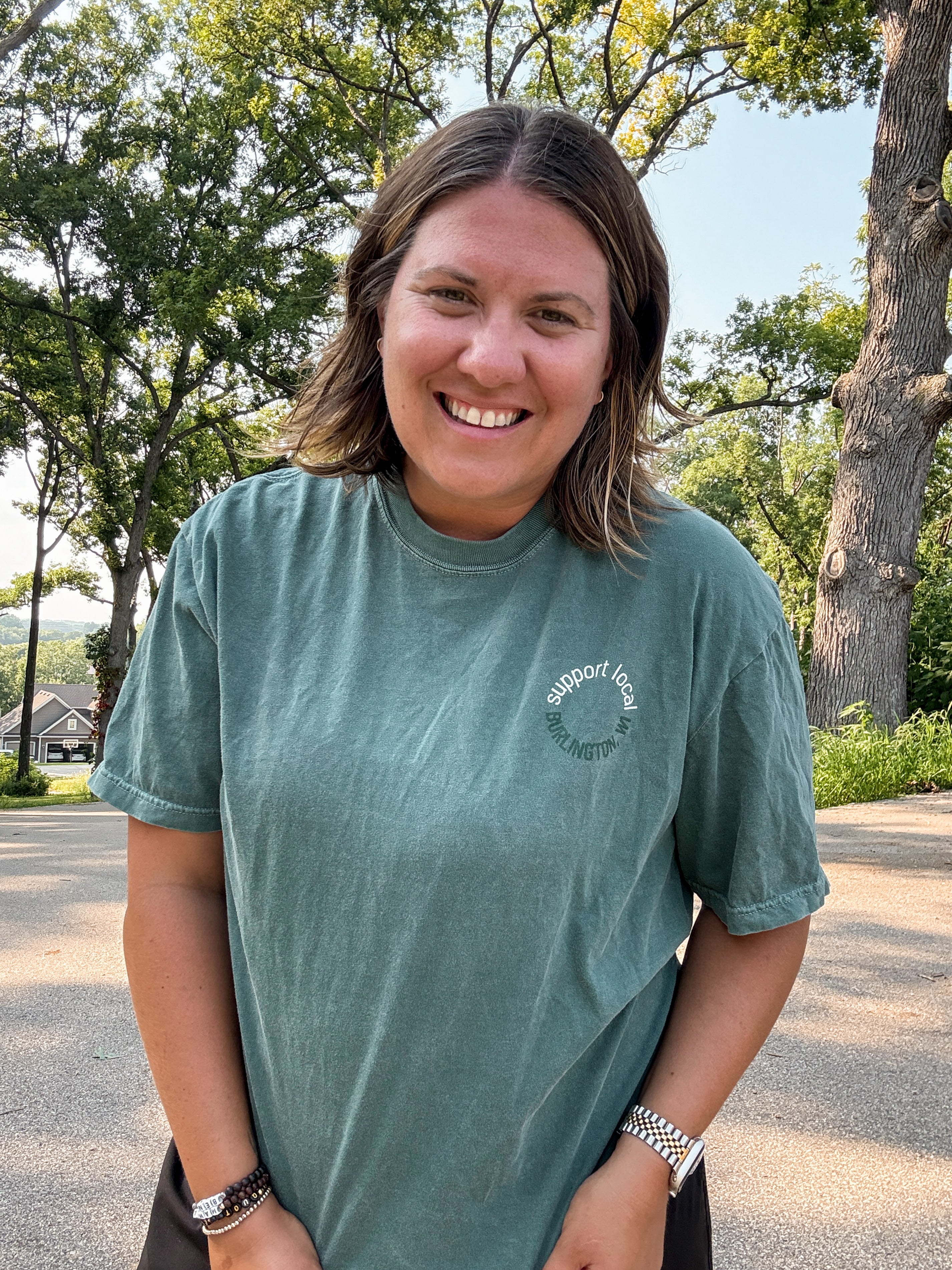 Support Local Map Tee