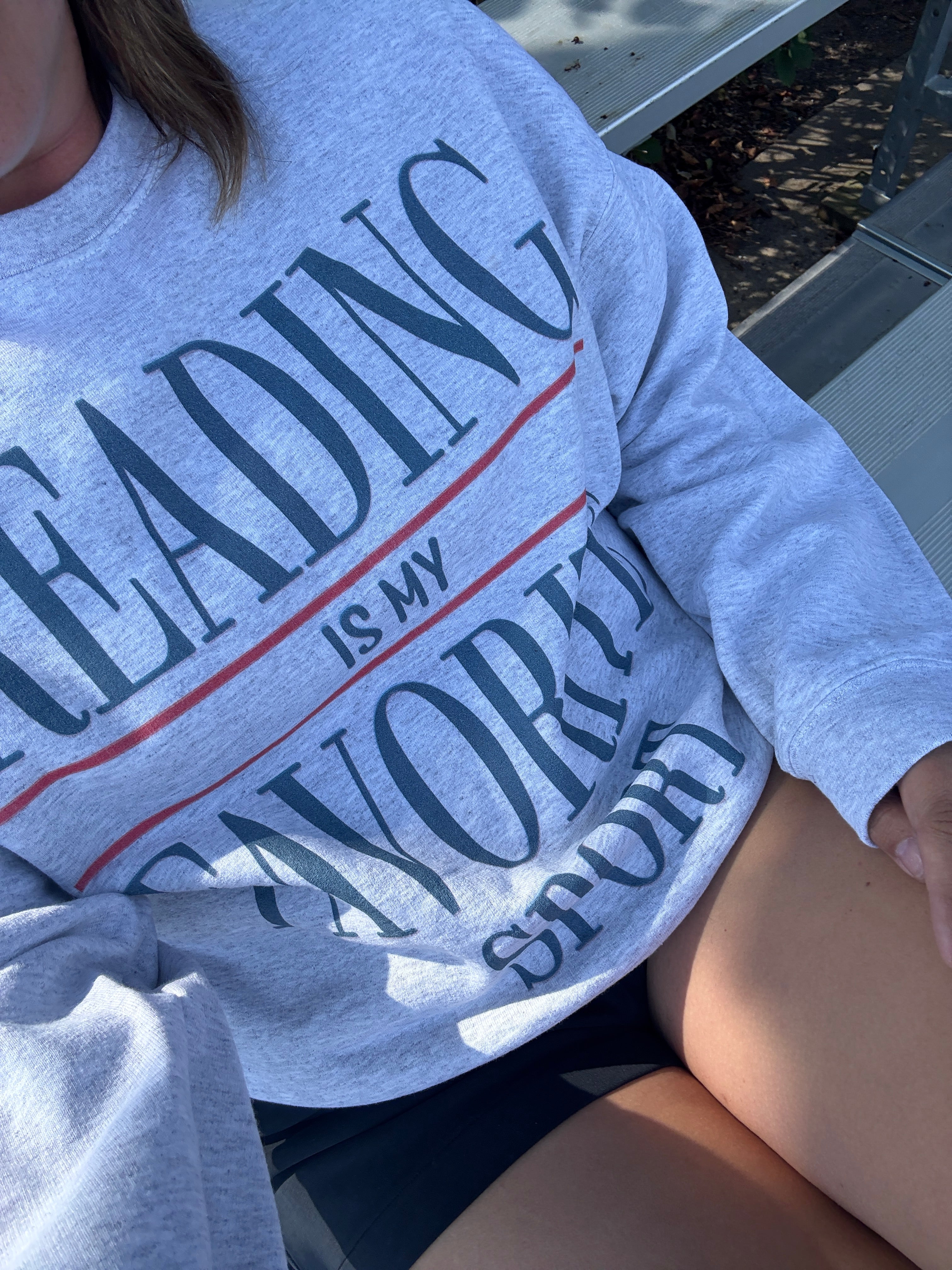 Reading is My Favorite Sport Sweatshirt