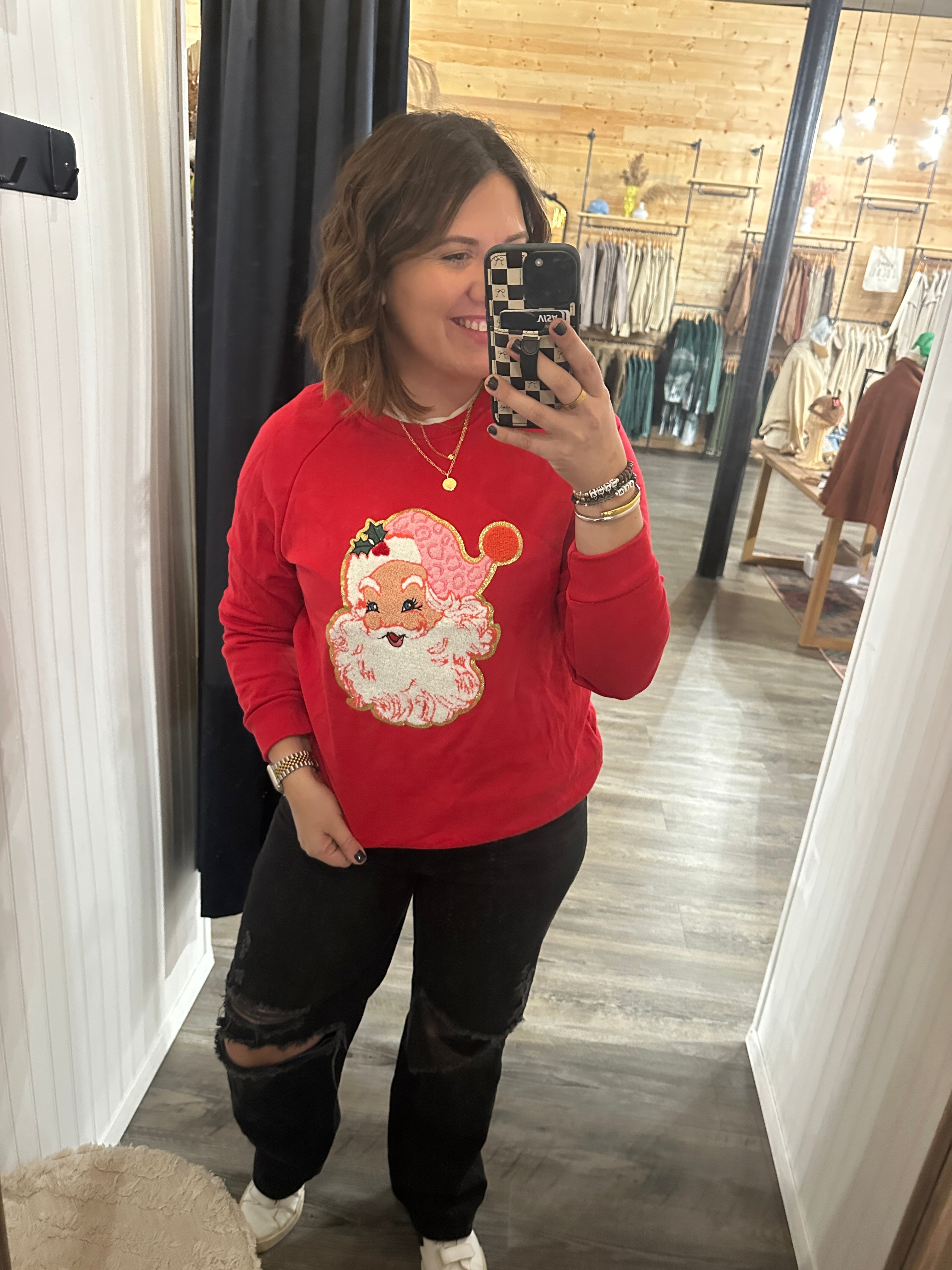 Santa Patch Sweatshirt