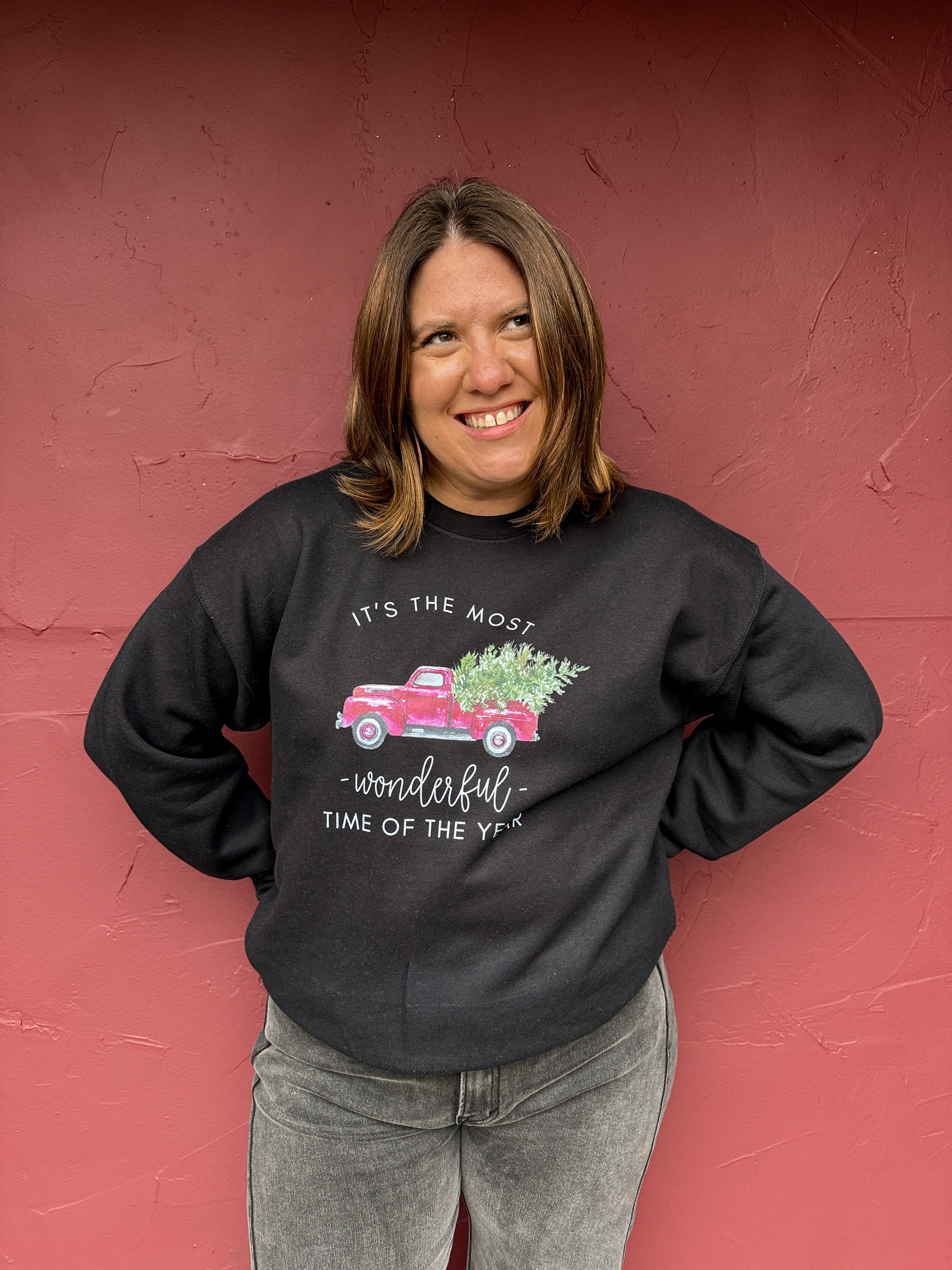 Christmas Truck Sweatshirt