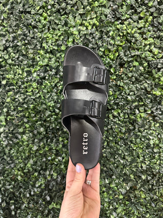 Chunky Double Strap Slide