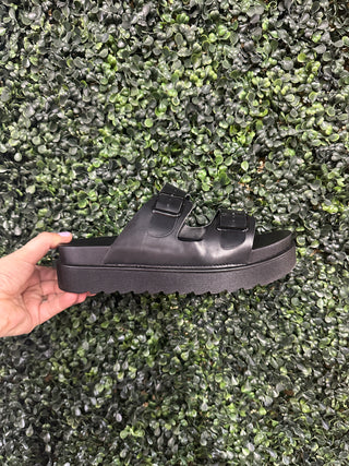 Chunky Double Strap Slide