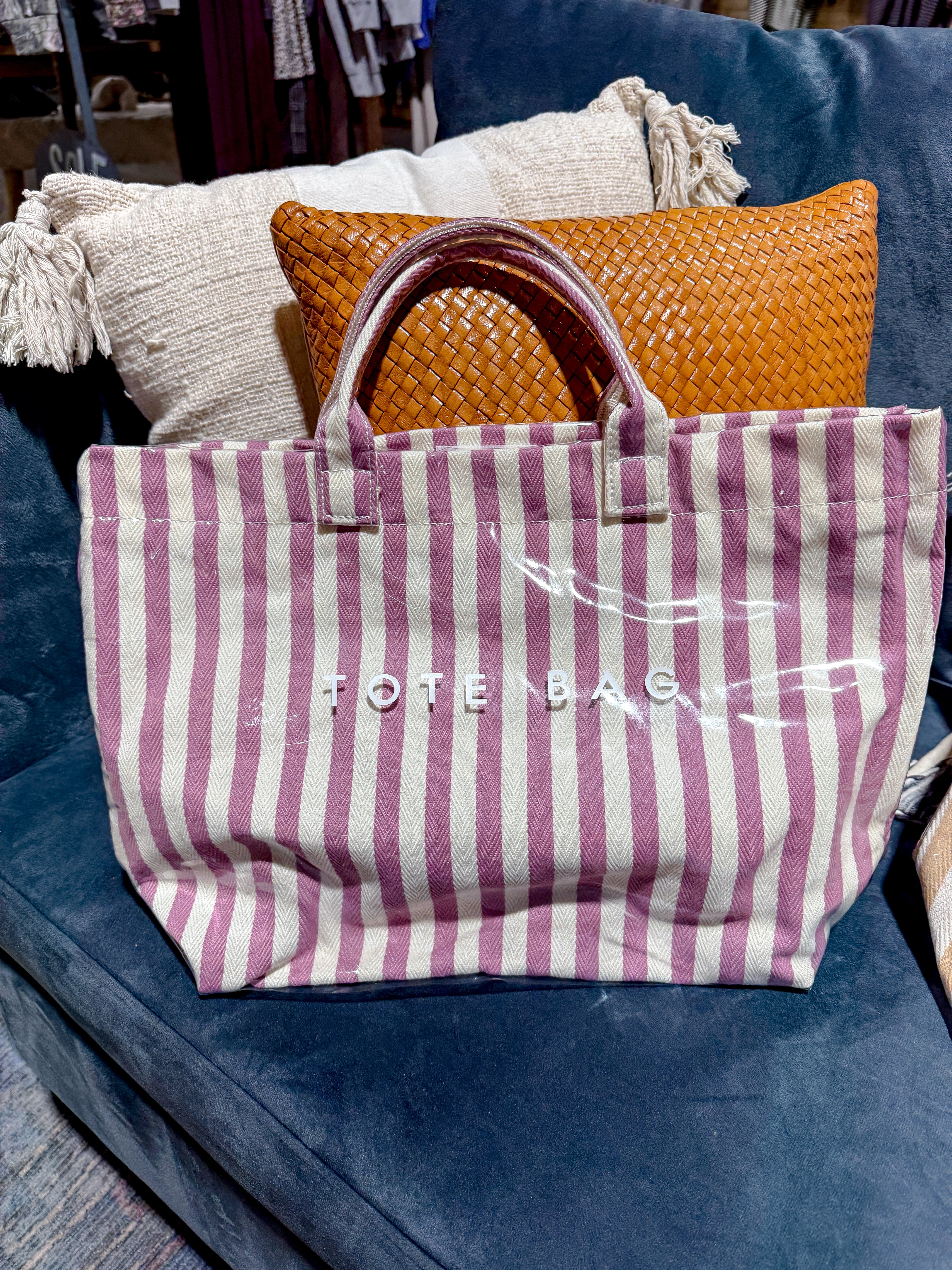 Stripe Tote Bag