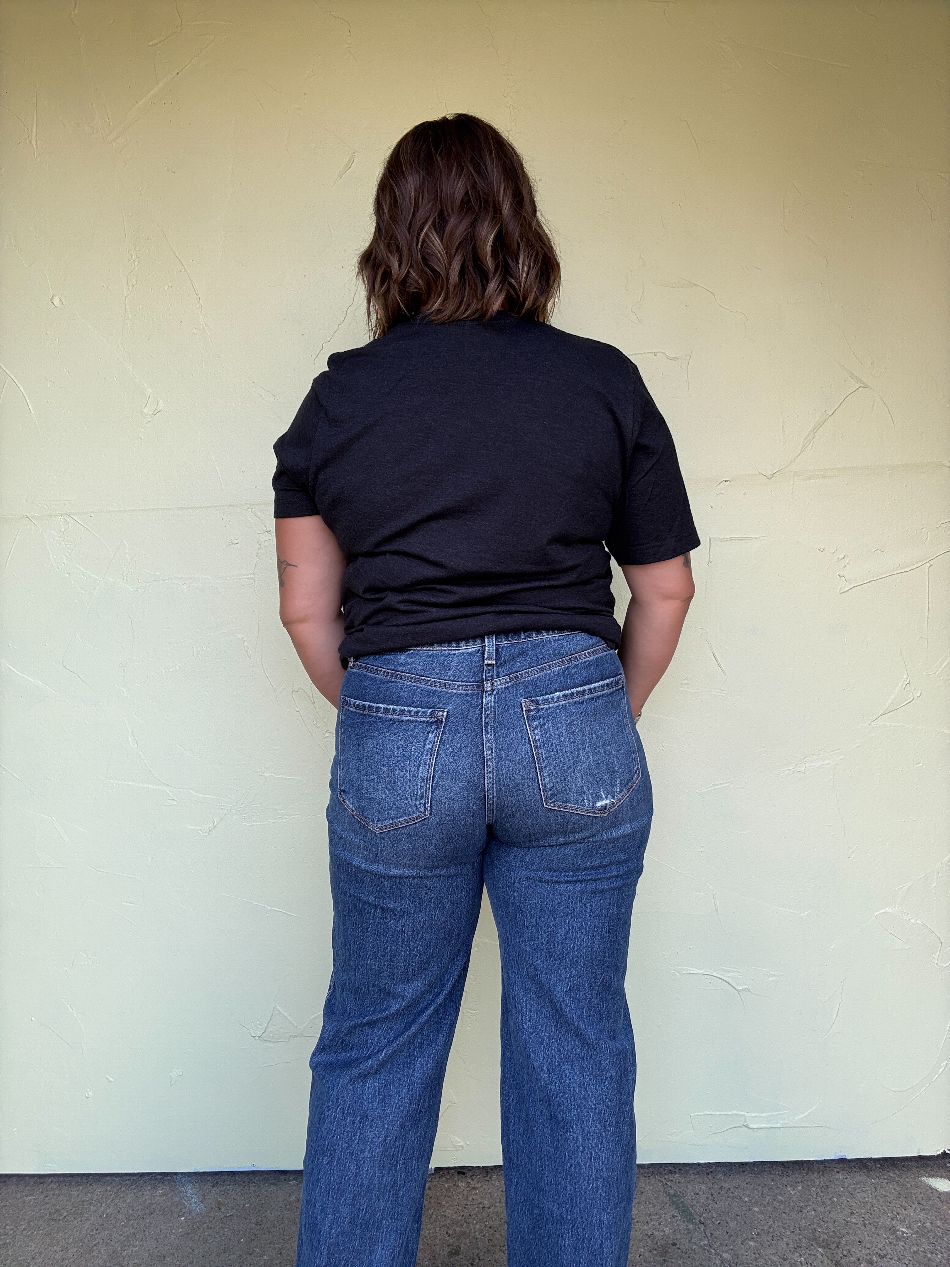 Clare High Waisted Wide Leg Jeans