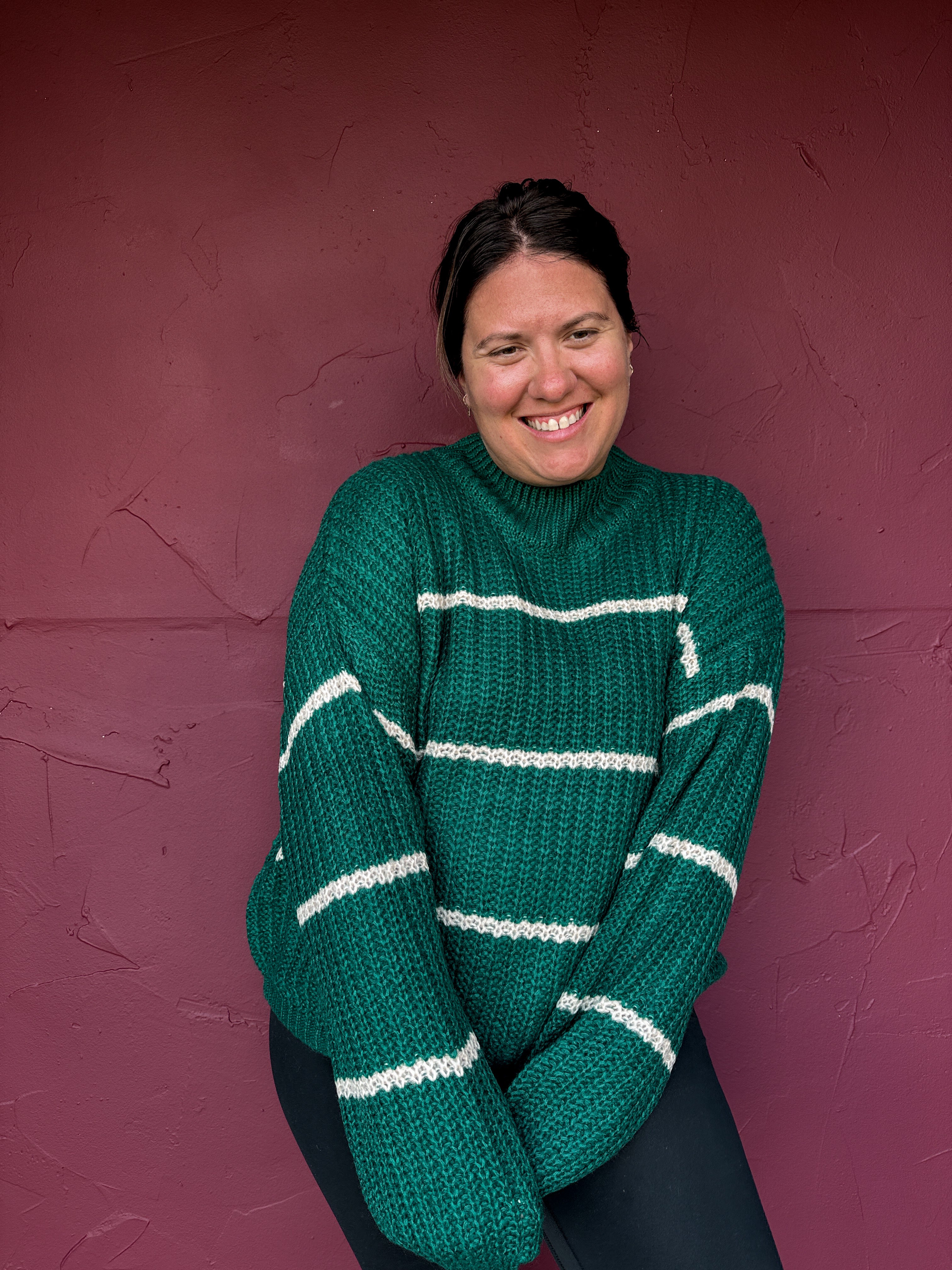 Oversized Stripe Sweater