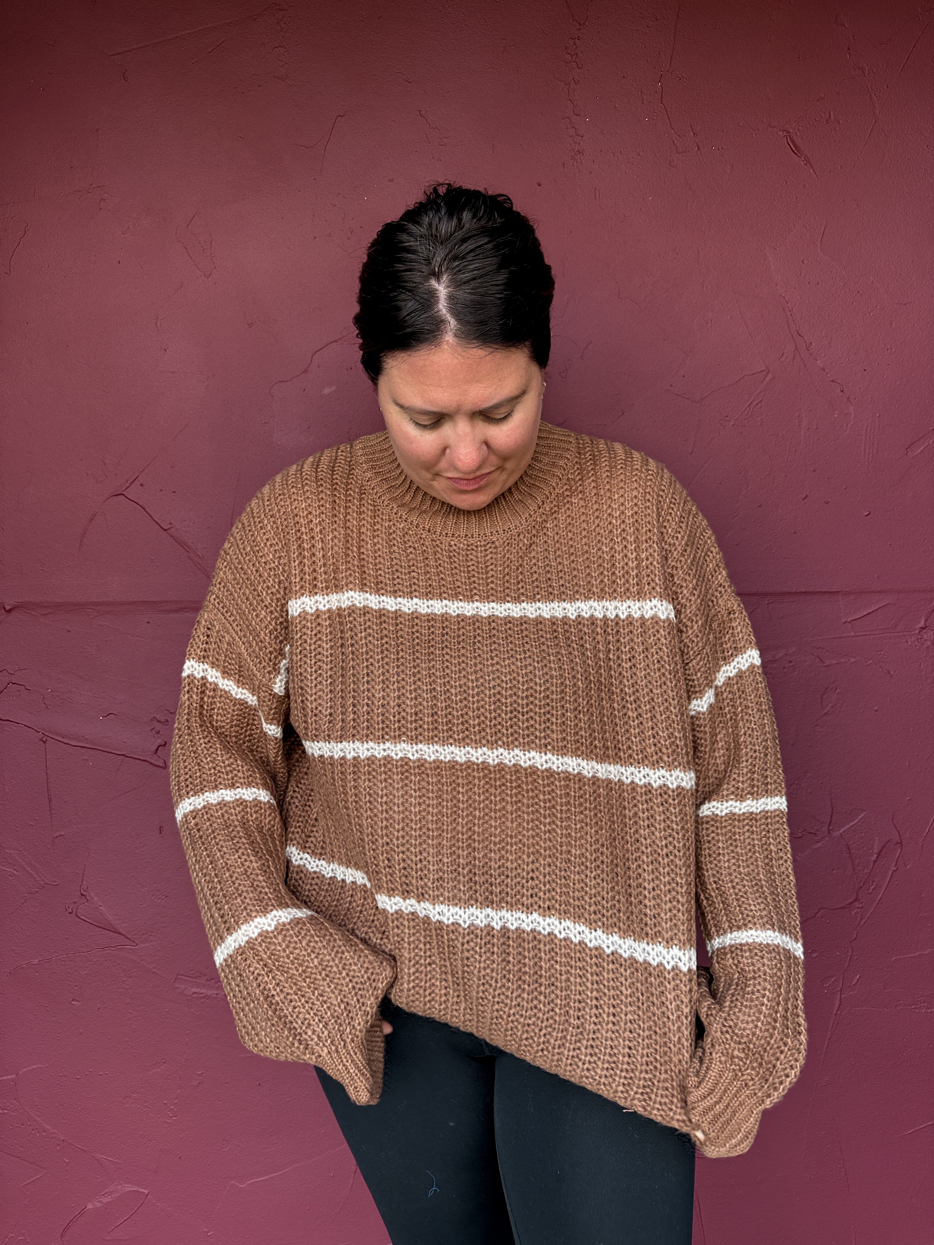 Oversized Stripe Sweater