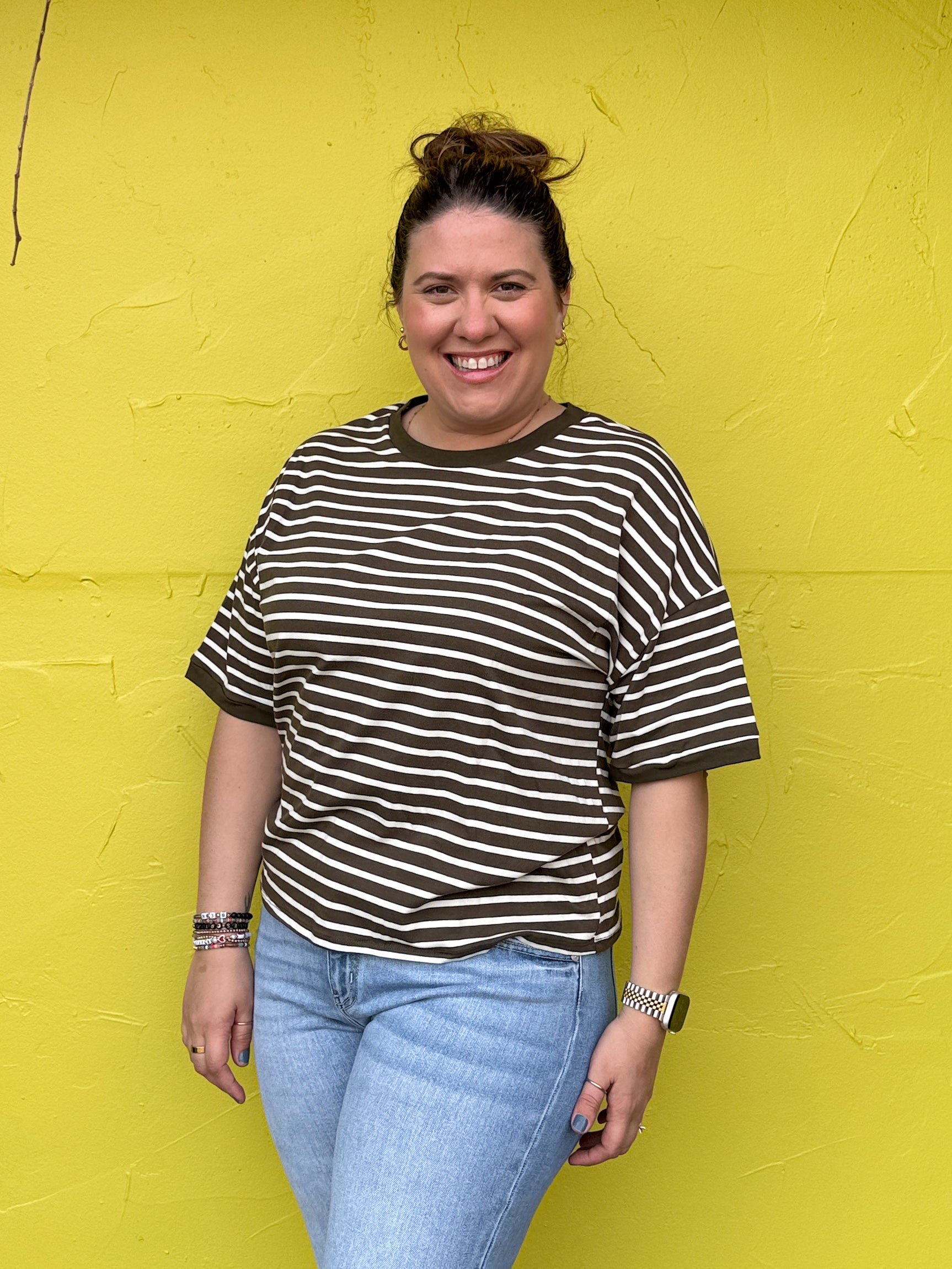 Relaxed Fit Stripe Top