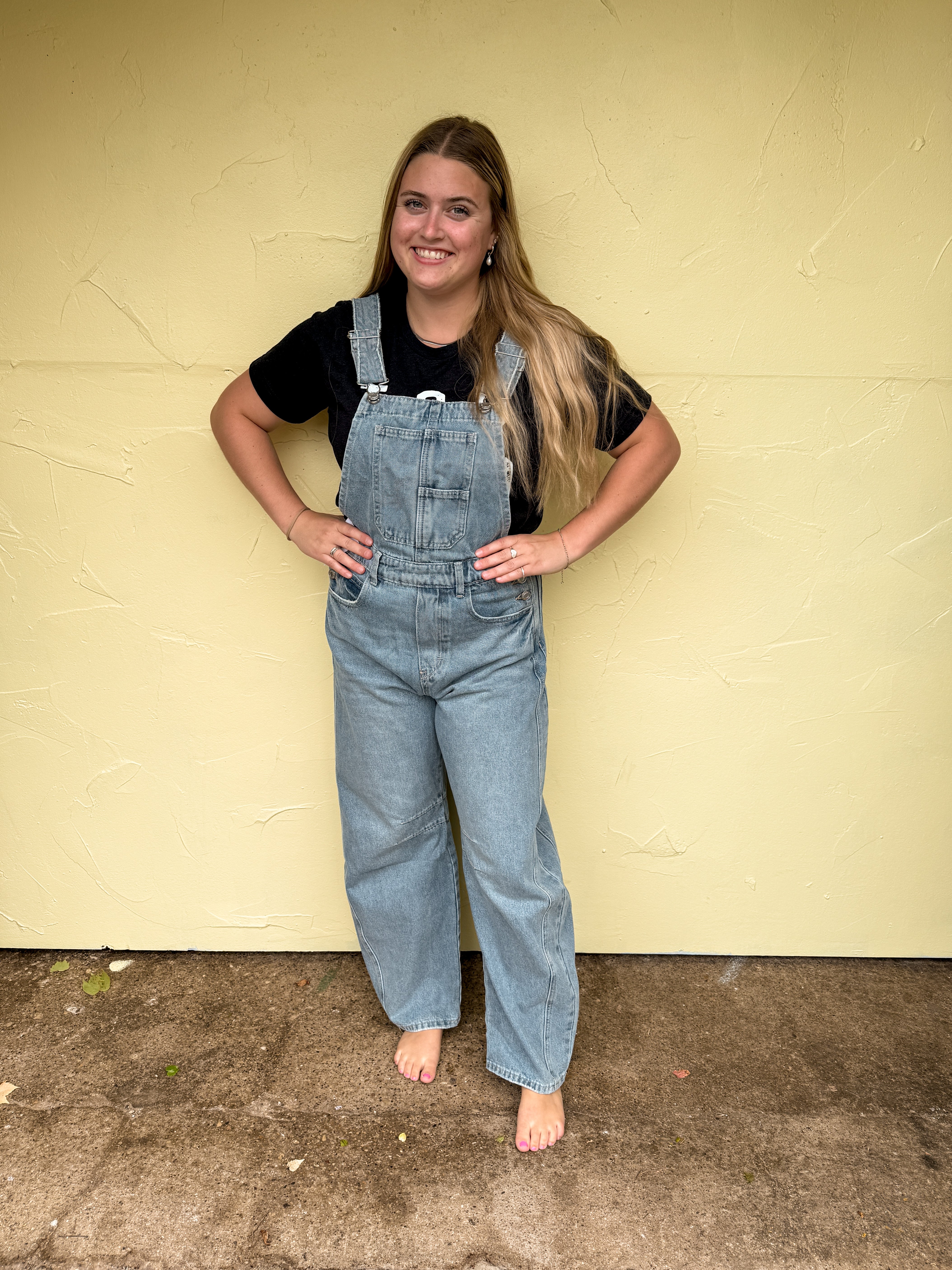 Sunday Stroll Denim Overalls