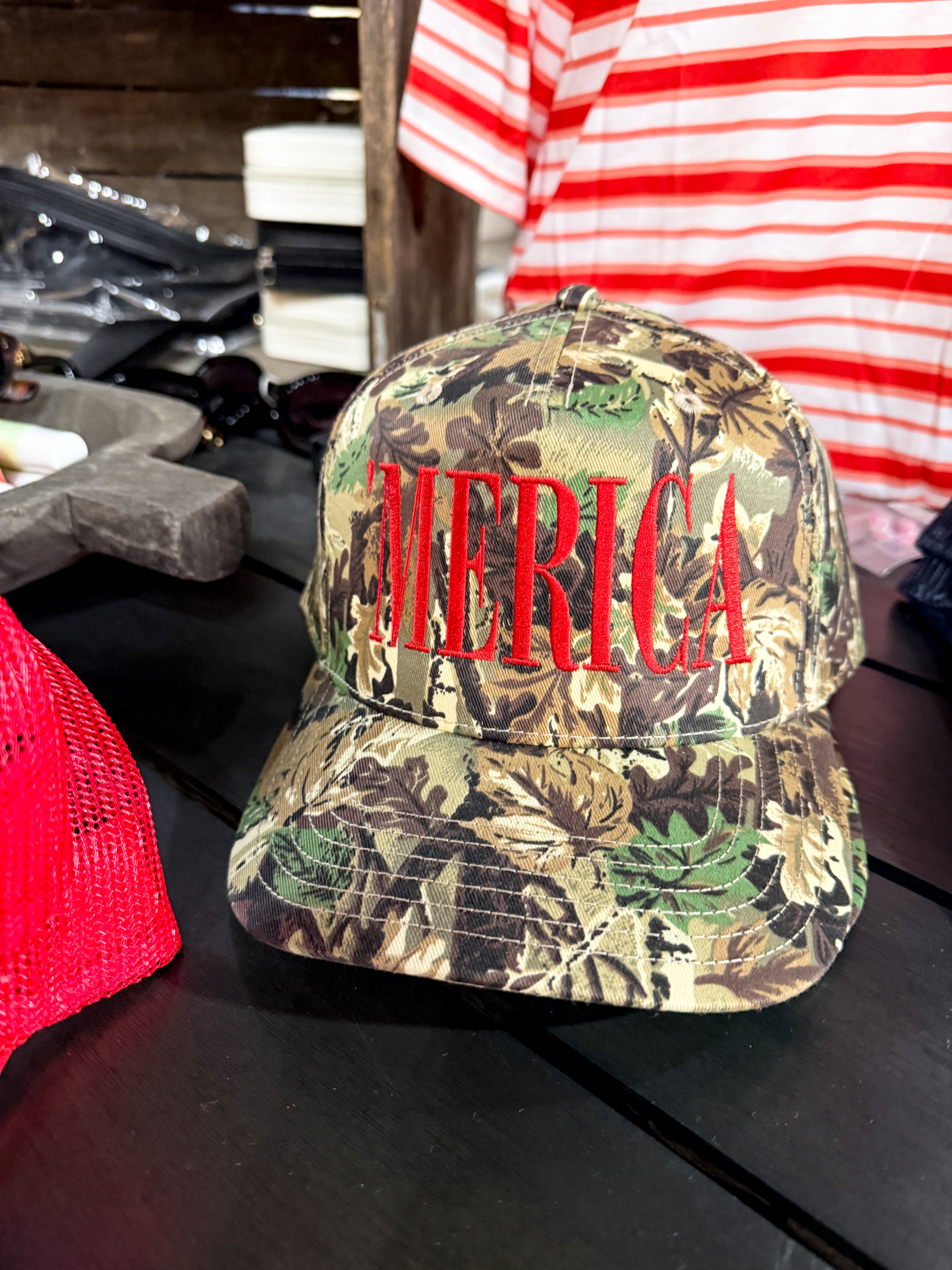 'Merica Camo Trucker Hat