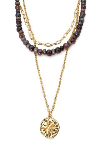 Multi Layer Petite Bead Necklace