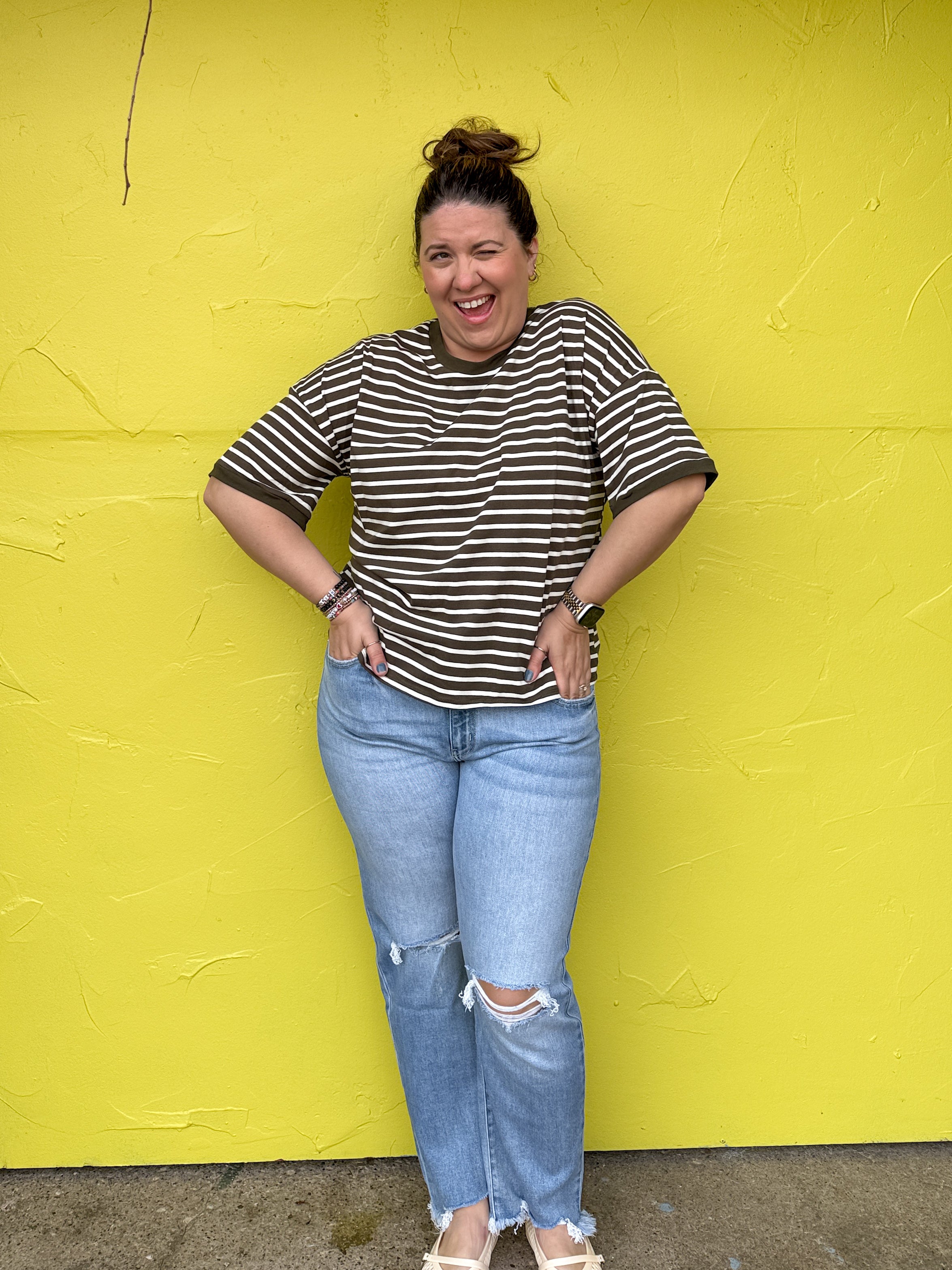 Relaxed Fit Stripe Top