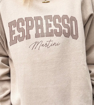 Espresso Martini Sueded Sweatshirt