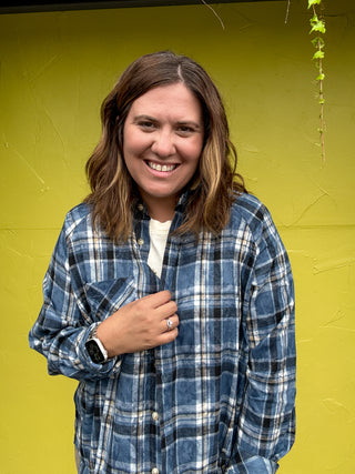 Washed Plaid Flannel