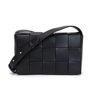 Woven Plaid Crossbody