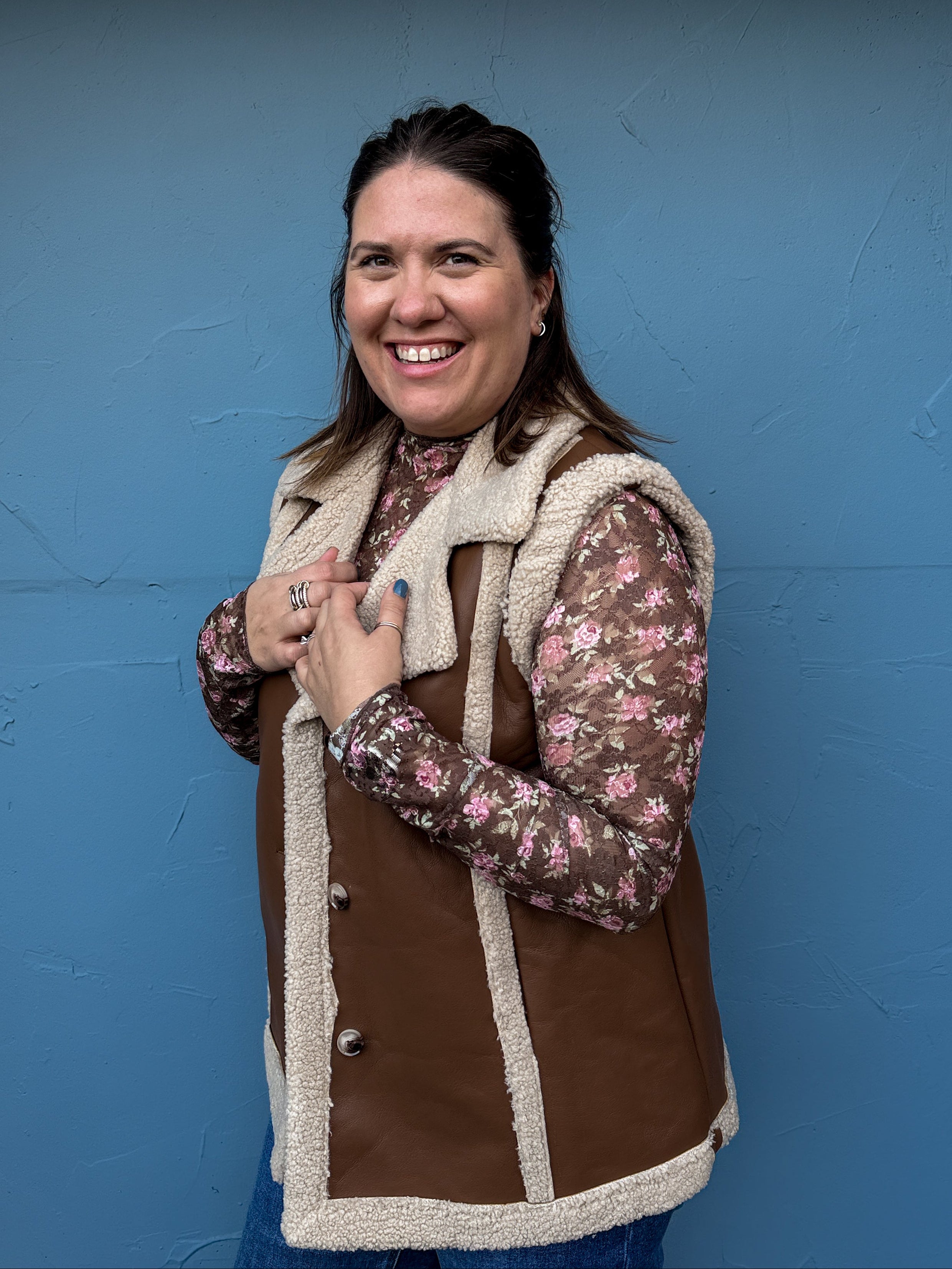 Lace Mock Neck Layering Top