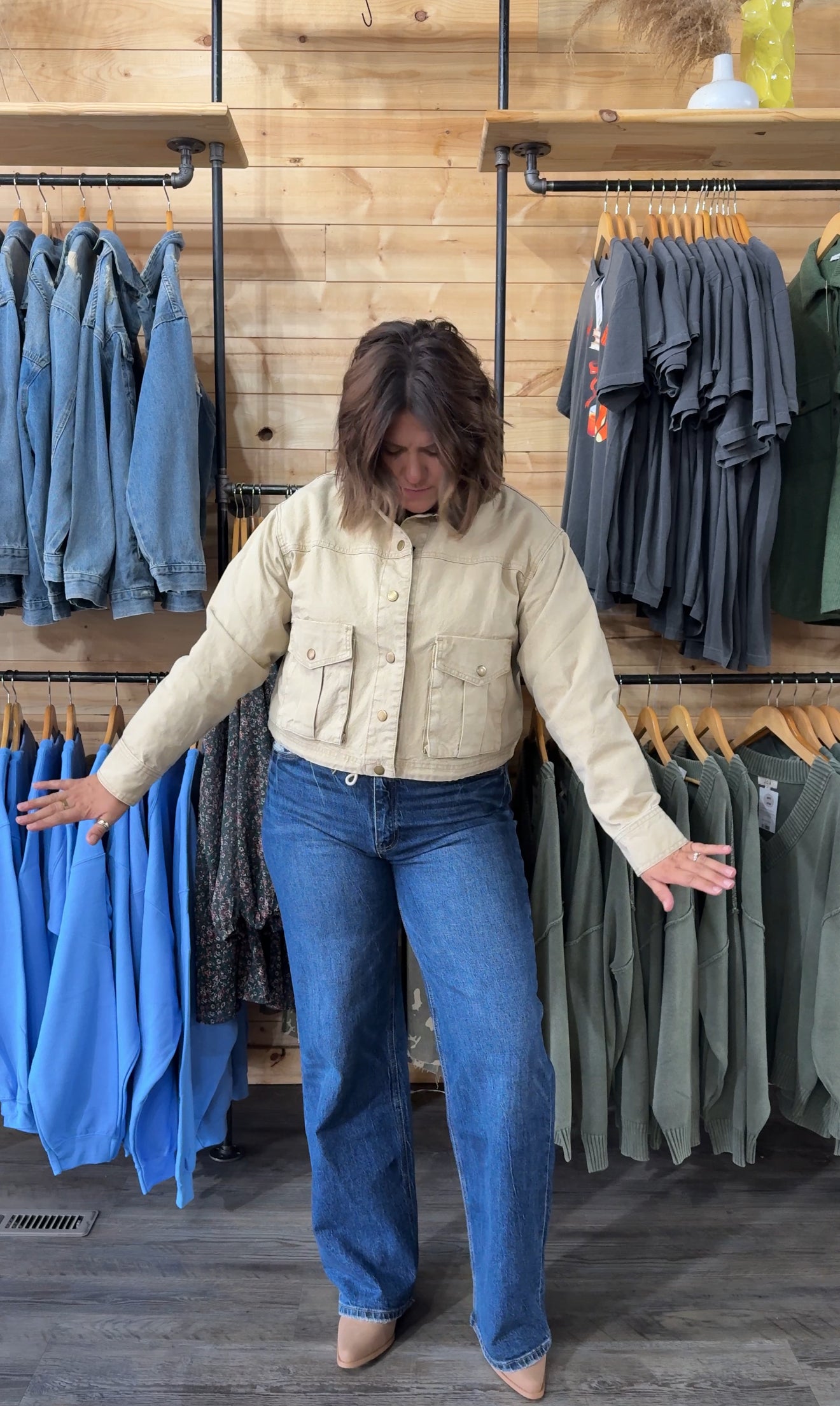 Stonewashed Utility Jacket