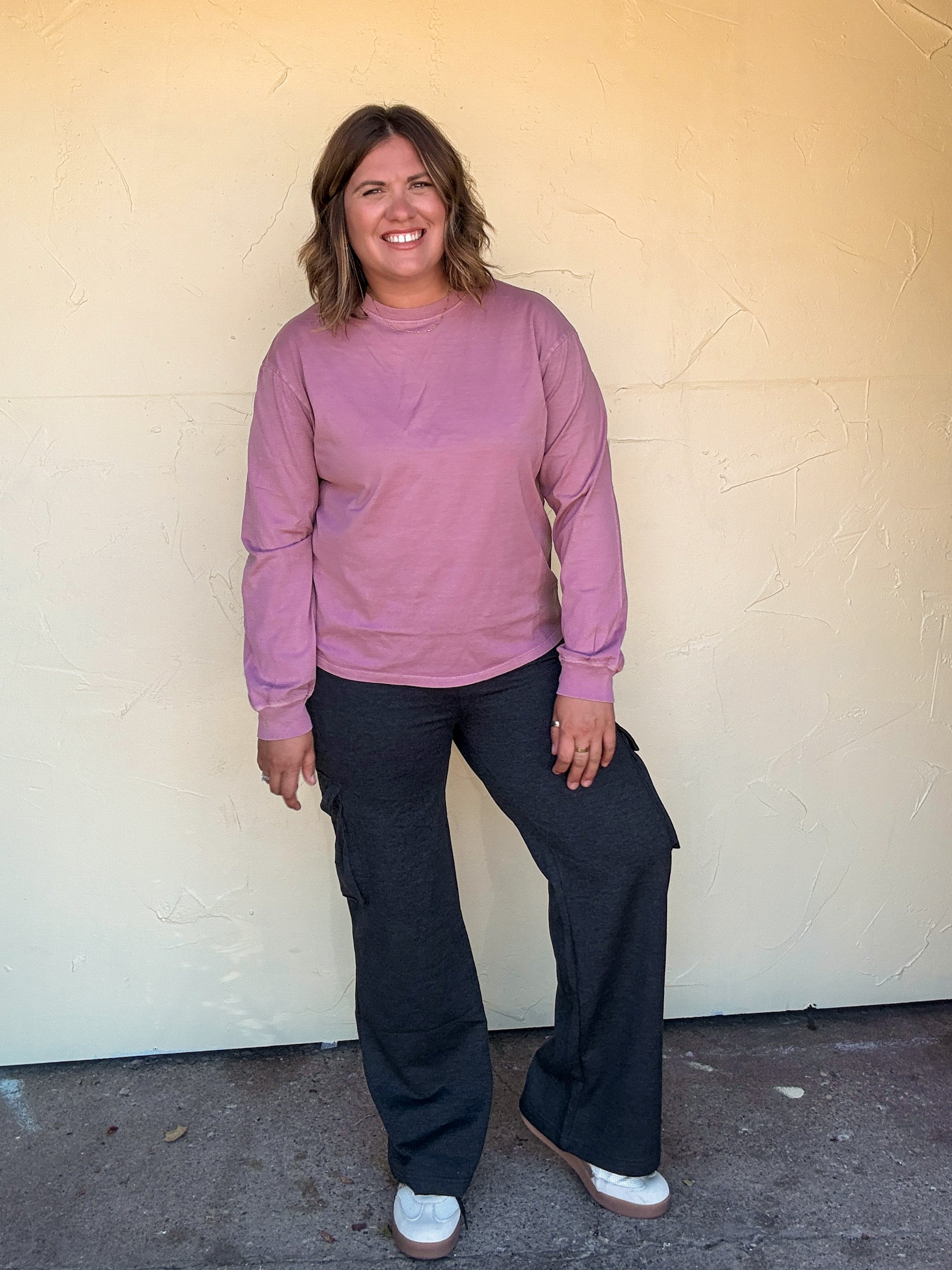 French Terry Cargo Long Pants