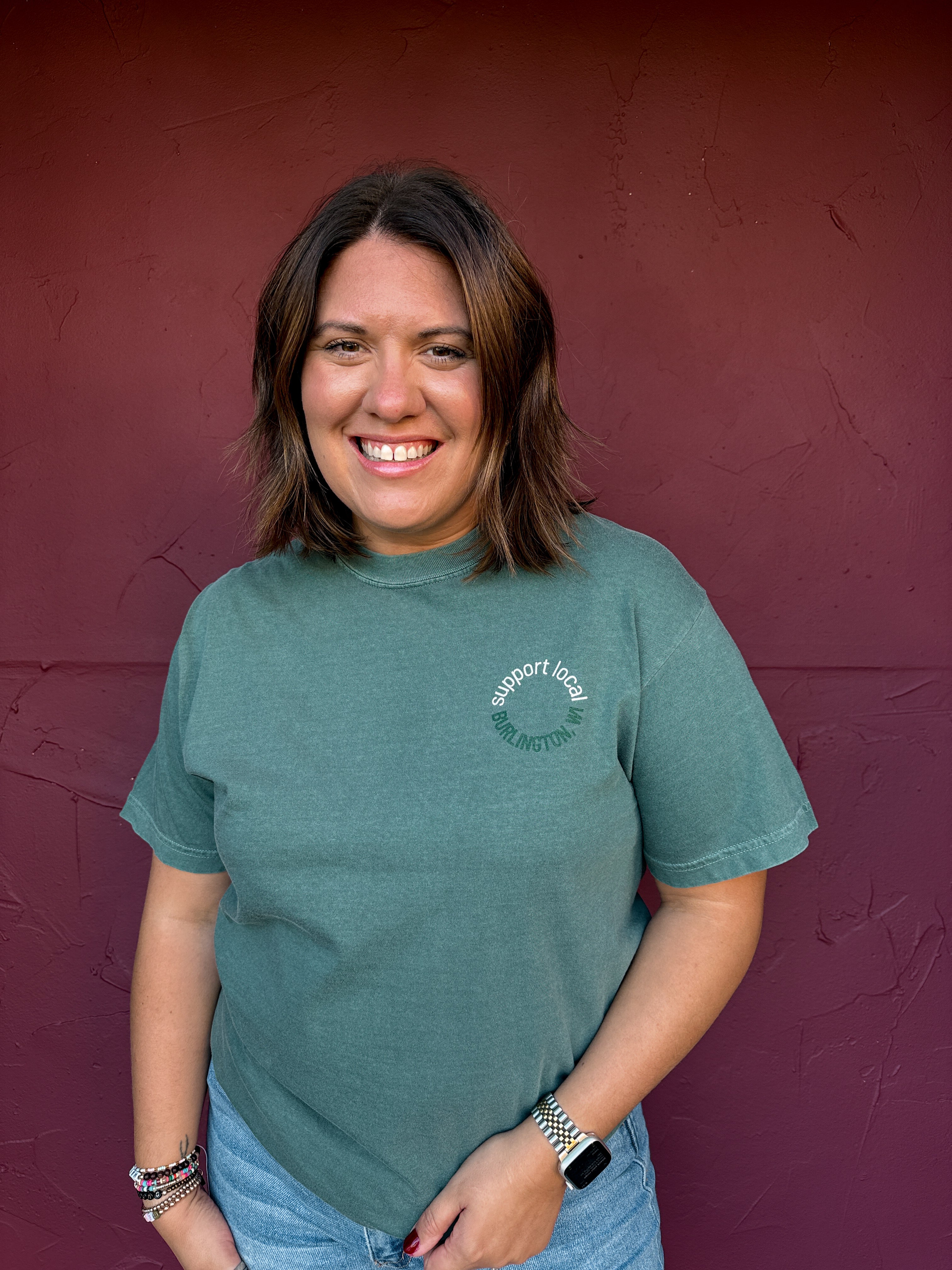 Support Local Map Tee